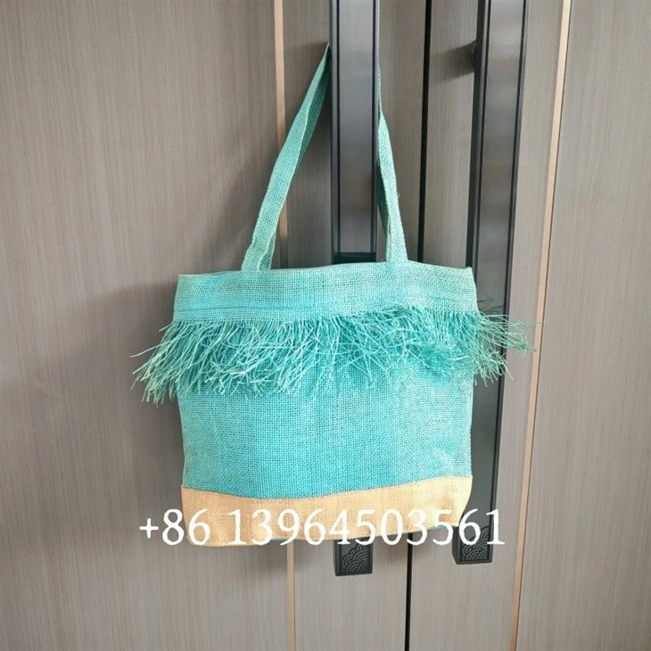 Paper Straw Handmade Handbags For Girls