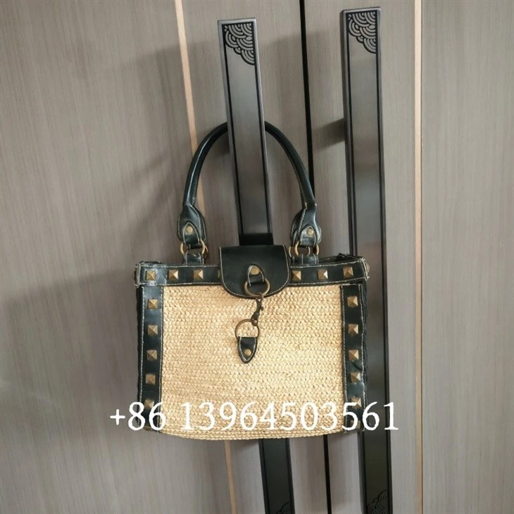 Paper Straw Beach Handbags