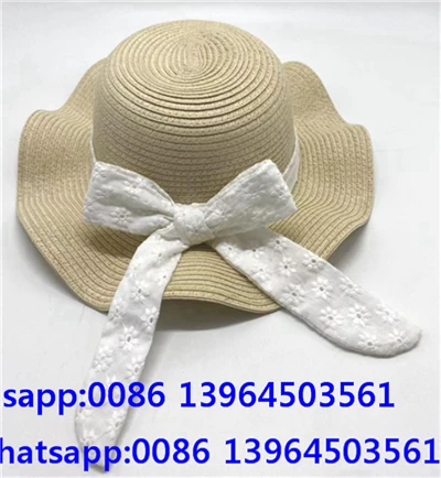 Пляжная шляпа Lady Straw Bowknot