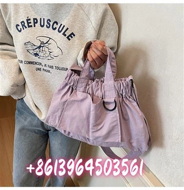 Нейлоновые сумки на плечах двойные ручки