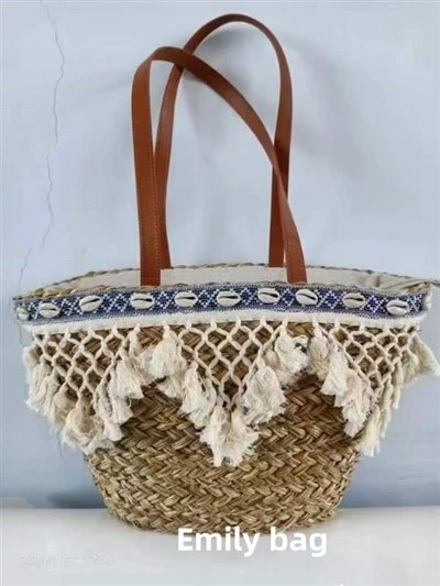 Женские соломенные сумки